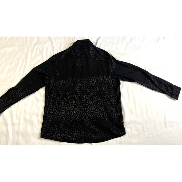 INC.  Men's Black Button Silky Shirt SIZE XXL NEW - Picture 15 of 16